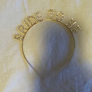 Gold 'Bride To Be' Headband
